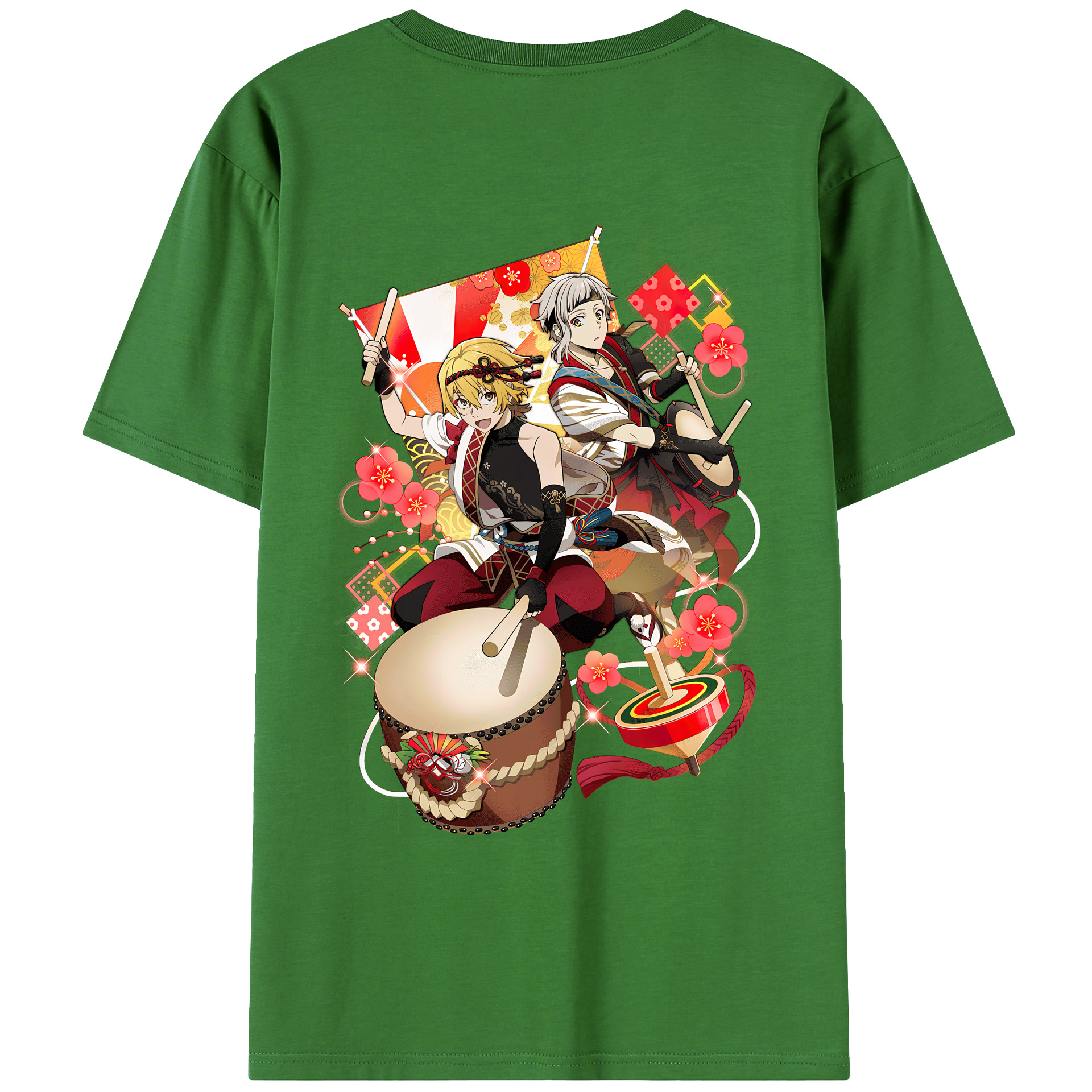 （画像用） 文豪ストレイドッグス Bungo Stray Dogs レディース半袖Tシャツ(バックプリント)